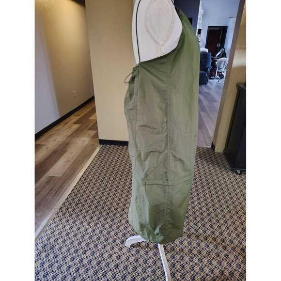 Forever 21 convertible cover up dress MIDI adjustable string halter green women' - Picture 3 of 12